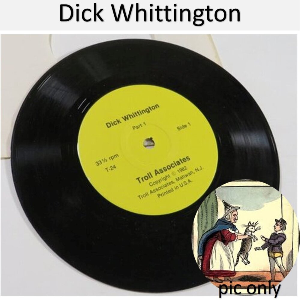 Dick Whittington and his Cat LP Vinyl Record 33 1/3 RPM, Troll 1982